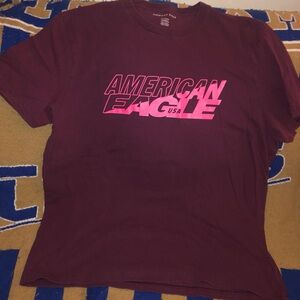 American Eagle Maroon Top
